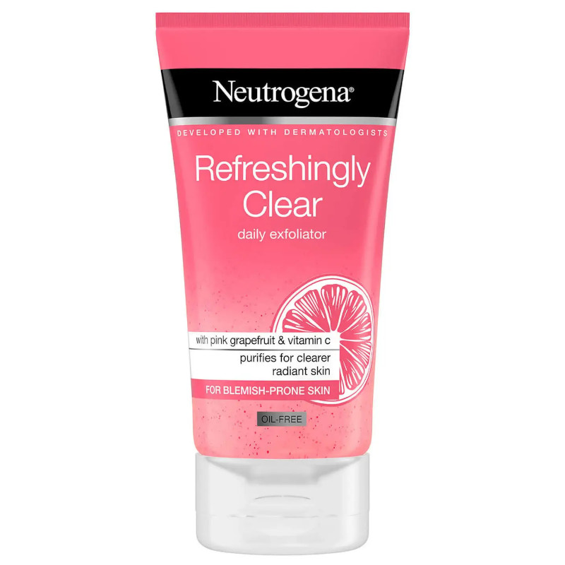 Neutrogena Refreshingly Clear daily Exfoliator 150ml (6 UNITS) - Click Image to Close