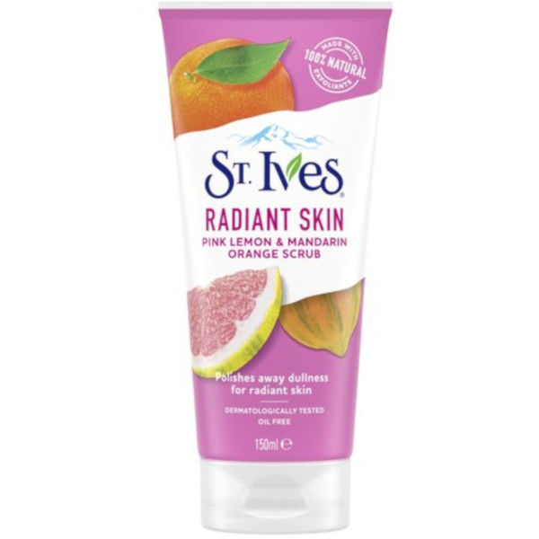 St. Ives Even & Bright Pink Lemon Scrub 150ml (6 UNITS) - Click Image to Close