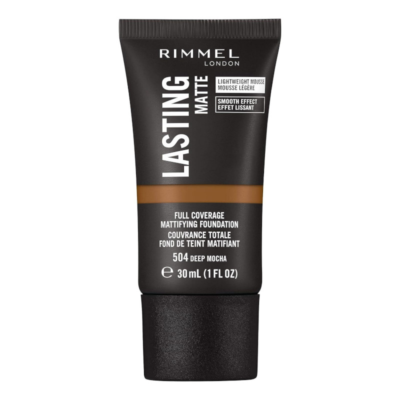 Rimmel Lasting Matte Liquid Foundation - 504 Deep Mocha (3 UNITS - Click Image to Close