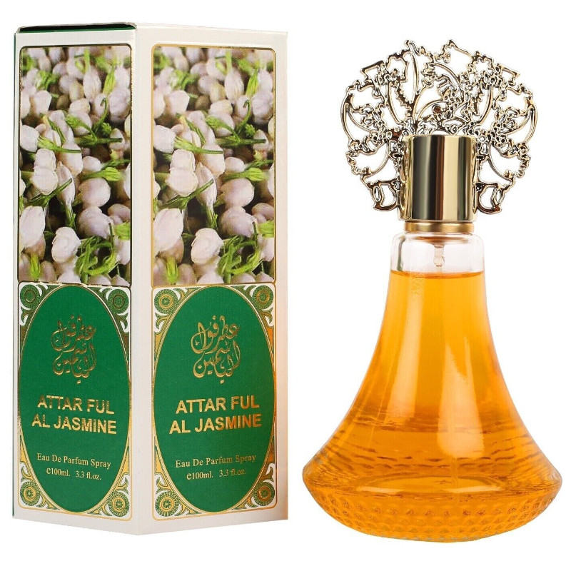 Saffron Attar Ful Al Jasmin Unisex 100ml EDP Spray (12 UNITS) - Click Image to Close