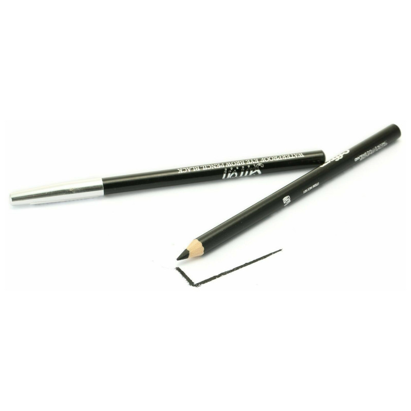 Saffron Water Proof Eye Brow Pencil Black 0.95g (12 UNITS) - Click Image to Close