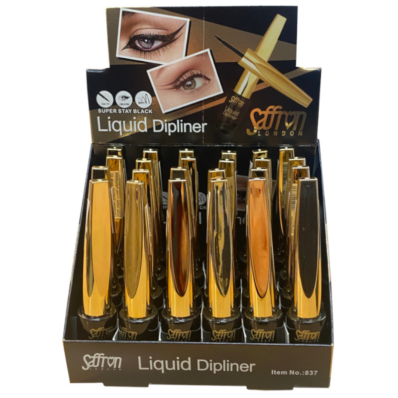 Saffron Super Stay Black Liquid Dipliner 6ml (24 UNITS) - Click Image to Close