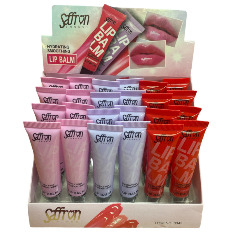 Saffron Hydrating And Smoothing Lip Balm 17ml (24 UNITS) - Click Image to Close