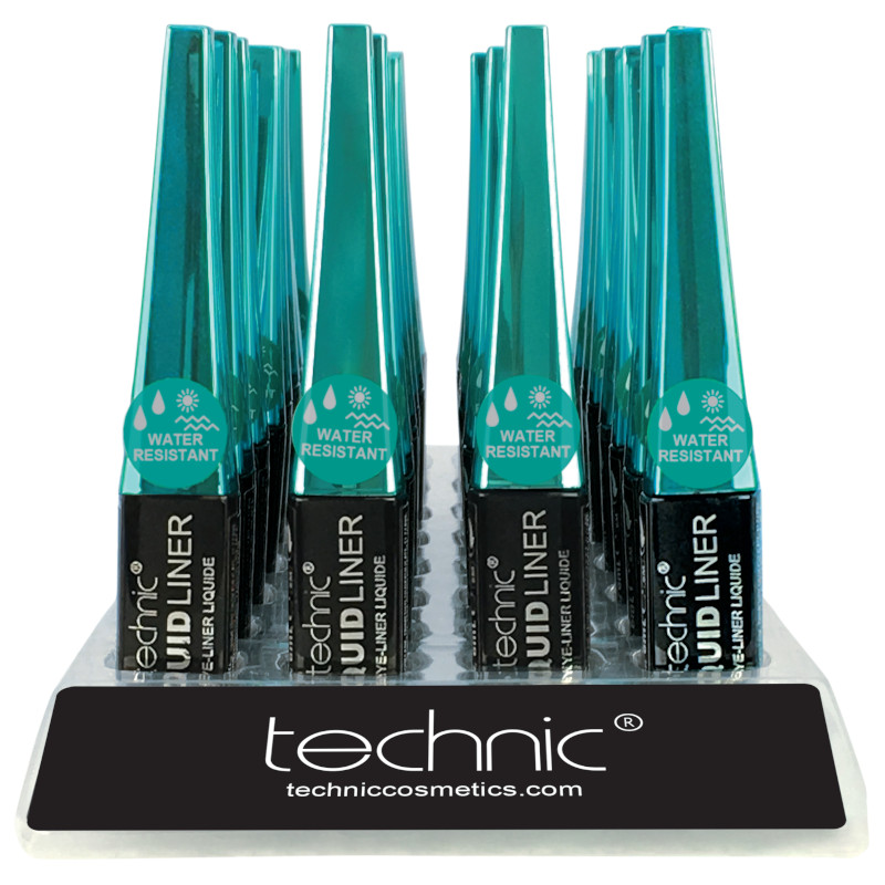 Technic Waterproof Liquid Black Eyeliner (32 UNITS) - Click Image to Close