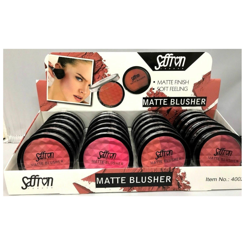 Saffron Matte Blusher 12g (24 UNITS) - Click Image to Close