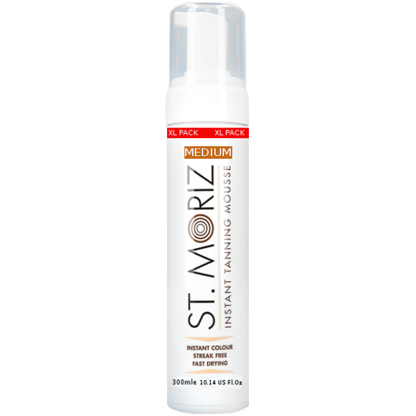 St Moriz Instant Tanning Mousse Medium XL Pack 300ml (12 UNITS) - Click Image to Close