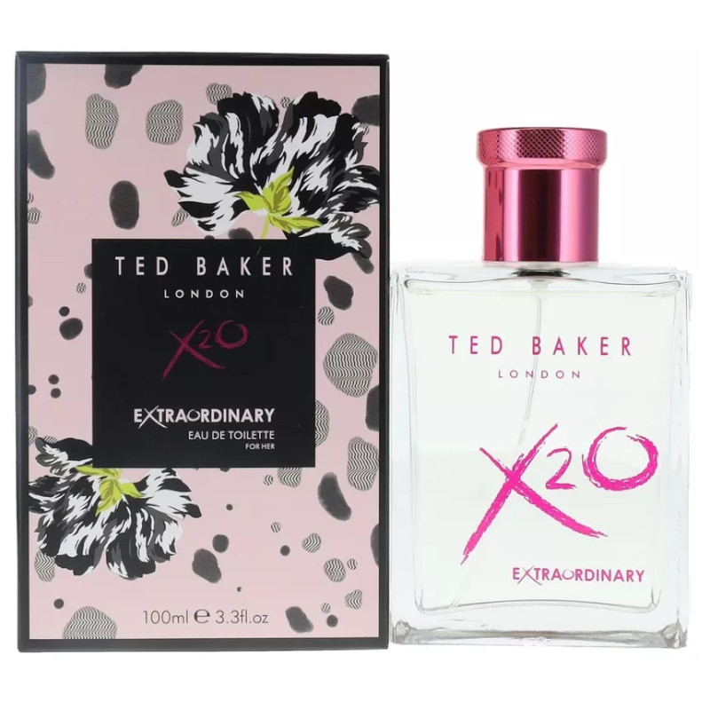 Ted Baker X20 Extraordinary 100ml EDT Spray For Her (EACH) - Click Image to Close