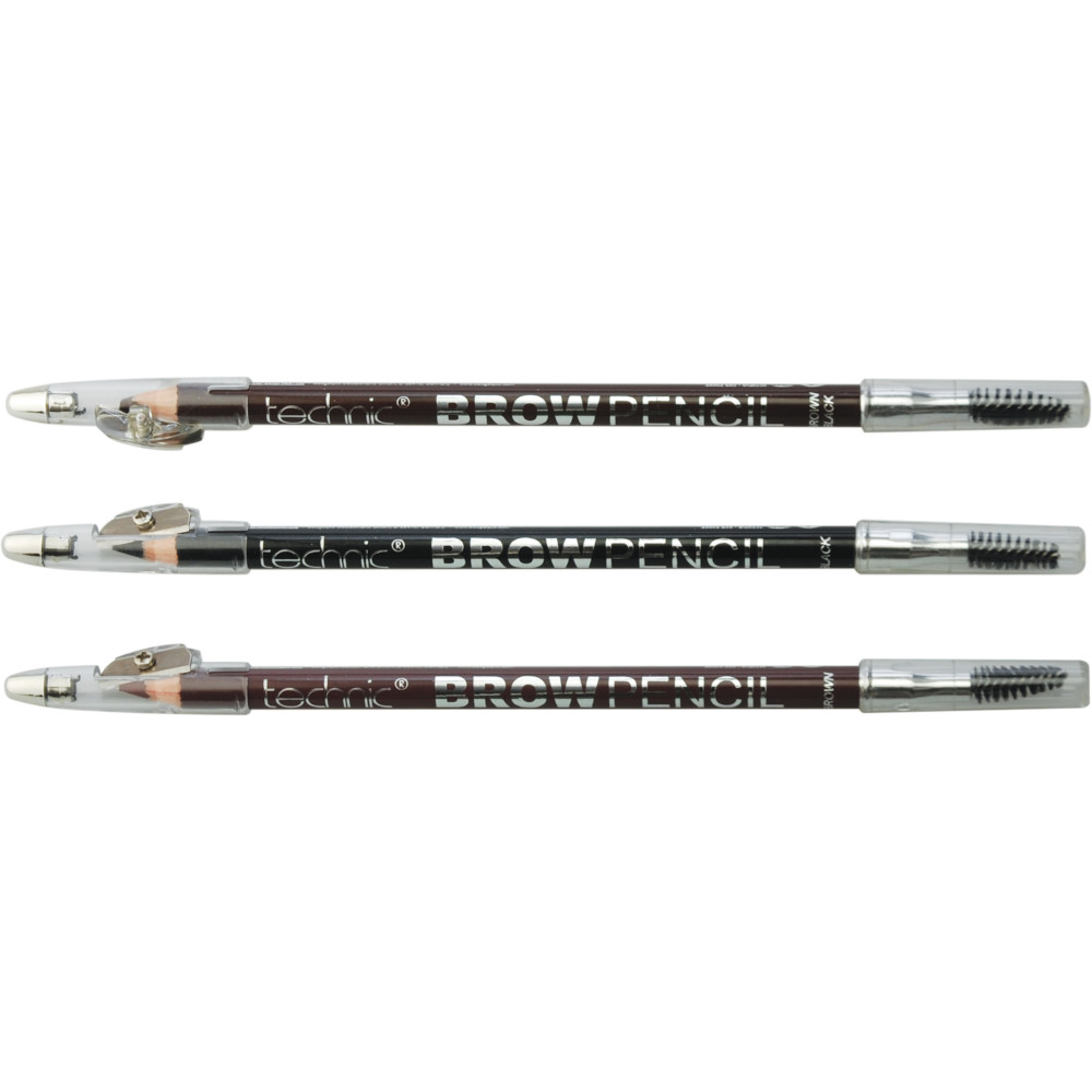 Technic Brow Pencil With Definer Brush Sharpener (36 UNITS) - Click Image to Close