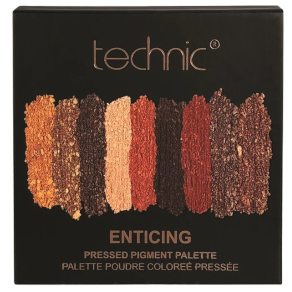 Technic Pressed Pigment Eyeshadow Palettes Enticing (10 UNITS) - Click Image to Close