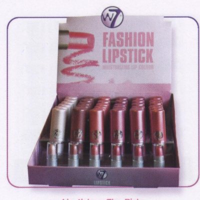 W7 Fashion Lipsticks with Testers 3.5g (36 UNITS) - Click Image to Close