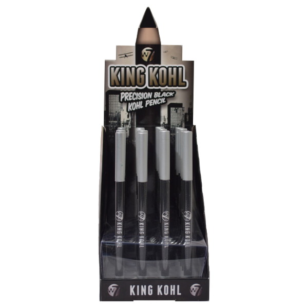 W7 King Kohl Black Eyeliner Pencil (24 UNITS) - Click Image to Close