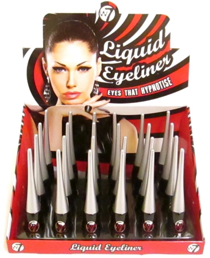 W7 Liquid Dip Black Eyeliner Pots (24 UNITS) - Click Image to Close