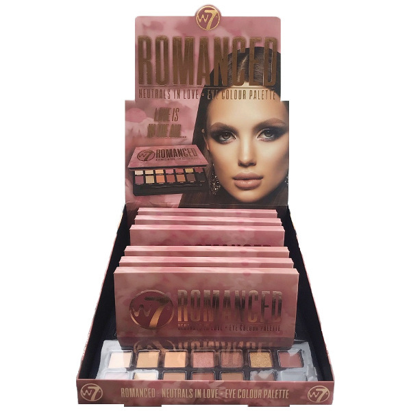 W7 Romanced Neutrals In Love Eye Colour Palette 11.2g (6 UNITS) - Click Image to Close