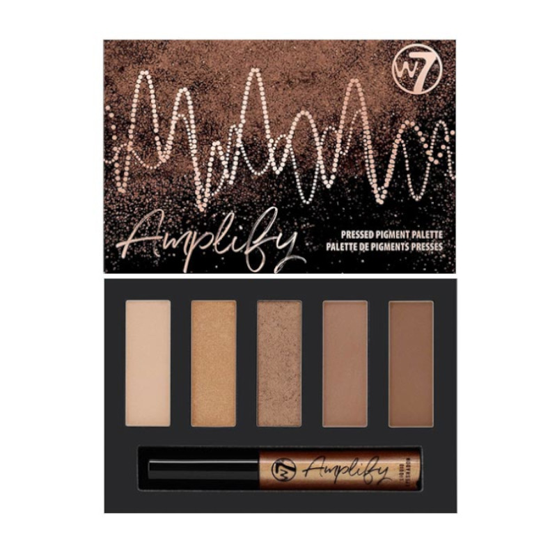 W7 Amplify Knockout Pressed Pigment Palette - (8 UNITS) - Click Image to Close