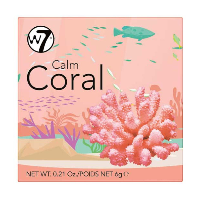 W7 Calm Coral Blusher 6g (14 UNITS) - Click Image to Close