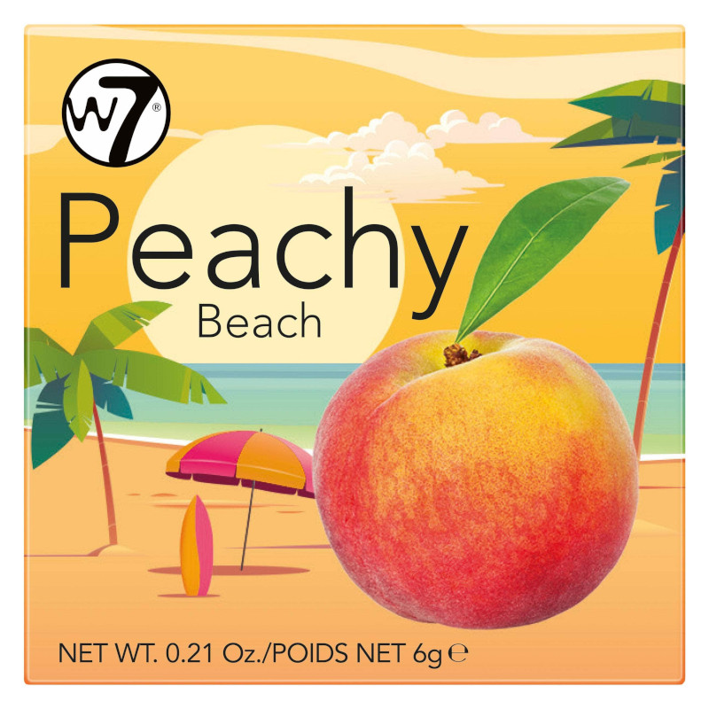 W7 Peachy Beach Blusher 6g (14 UNITS) - Click Image to Close